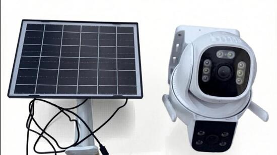 Authorities seized four mobile phones linked to foreign handlers along with hi-tech, China-made solar CCTV equipment featuring 4G connectivity.
