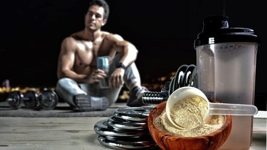 Most gym goers depend on protein supplements to improve their physique (Shutterstock)