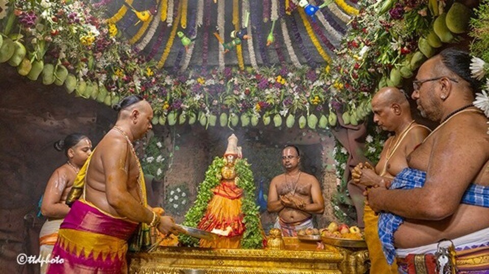 <p>వసంతోత్సవాల్లో రెండో రోజైన మే 1వ తేదీ (శుక్రవారం) ఉదయం 9.30 గంటలకు పద్మావతి అమ్మవారి స్వర్ణ రథోత్సవం అత్యంత కన్నుల పండువగా జరగనుంది. </p><h3> </h3>