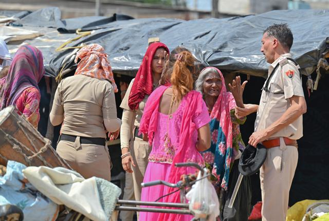 Demolition backed by police freed key parcel for Phase-2 line; separate operations target park land misuse and unauthorised commercial units, officials said. (Parveen Kumar/HT) Demolition backed by police freed key parcel for Phase-2 line; separate operations target park land misuse and unauthorised commercial units, officials said. (Parveen Kumar/HT)