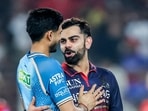 Virat Kohli and Shubman Gill met after the match.