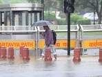 Parts of Delhi-NCR were lashed by a thunderstorm on Thursday, with gusty winds, rain, and even hail reported in some areas.
