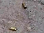 Bullets found outside the dhaba in Khanna on Friday. (HT PHOTO)