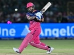 Riyan Parag scored a century against the Delhi Capitals. Riyan Parag scored a century against the Delhi Capitals.
