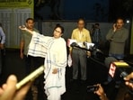 West Bengal Chief Minister and TMC candidate for Bhabanipur constituency, Mamata Banerjee speaks to the media during her visit to a counting centre within her constituency ahead of the result declaration of state Assembly elections, in Kolkata, Friday, May 1, 2026. West Bengal Chief Minister and TMC candidate for Bhabanipur constituency, Mamata Banerjee speaks to the media during her visit to a counting centre within her constituency ahead of the result declaration of state Assembly elections, in Kolkata, Friday, May 1, 2026.