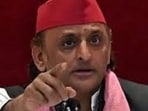Samajwadi Party national president Akhilesh Yadav. (HT file)