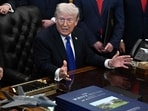 US President Donald Trump repeated his prediction that oil and gas prices would fall when the war with Iran ends.