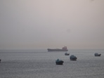 Ships and boats in the Strait of Hormuz, Musandam, Oman, May 1, 2026. (Photo for representation)