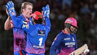 Delhi Capitals get a win they really needed – and against a really strong Rajasthan Royals team which had been putting teams to the sword. New ball wickets and a powerful start with the bat as RR got a taste of their own medicine – and a 226-run target that stands as the franchise's highest ever successful chase. (ANI Pic Service) Delhi Capitals get a win they really needed – and against a really strong Rajasthan Royals team which had been putting teams to the sword. New ball wickets and a powerful start with the bat as RR got a taste of their own medicine – and a 226-run target that stands as the franchise's highest ever successful chase. (ANI Pic Service)