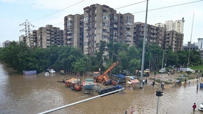 Last year during monsoons, severe waterlogging occured at the power substation which was tackled by deploying heavy pumps, officials said. (HT Archive) Last year during monsoons, severe waterlogging occured at the power substation which was tackled by deploying heavy pumps, officials said. (HT Archive)