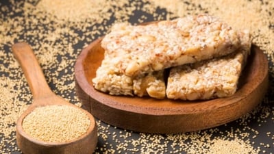 Rajgira Chikki Recipe for a Gluten Free Energy Bar (Freepik) Rajgira Chikki Recipe for a Gluten Free Energy Bar (Freepik)