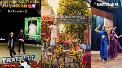 The DU farewell season is seeing many a viral moments from colleges across the university. Here’s how the cool professors and students are stealing the spotlight on campus. (Photos: Instagram)