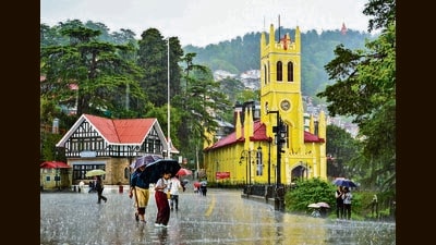 The India meteorological department (IMD), Shimla, has predicted wet weather in Himachal till May 7. While the middle hills and plains are expected to receive light rain, the higher reaches may witness light rain or snowfall during this period. According to the weather office, a fresh Western Disturbance is likely to affect the Western Himalayan region from May 2. (PTI File) The India meteorological department (IMD), Shimla, has predicted wet weather in Himachal till May 7. While the middle hills and plains are expected to receive light rain, the higher reaches may witness light rain or snowfall during this period. According to the weather office, a fresh Western Disturbance is likely to affect the Western Himalayan region from May 2. (PTI File)