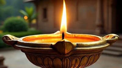 Evening Deeparadhana: తులసి కోట వద్ద దీపం నూనెతో వెలిగించాలా, నెయ్యితోనా? (meta ai) Evening Deeparadhana: తులసి కోట వద్ద దీపం నూనెతో వెలిగించాలా, నెయ్యితోనా? (meta ai)