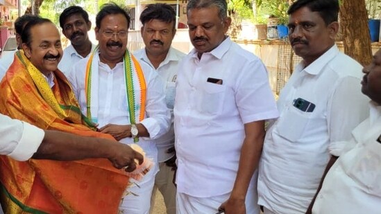 V D Satheeshan campaigned for DMK- Congress alliance in Tamil Nadu (X/ @vdsatheesan)