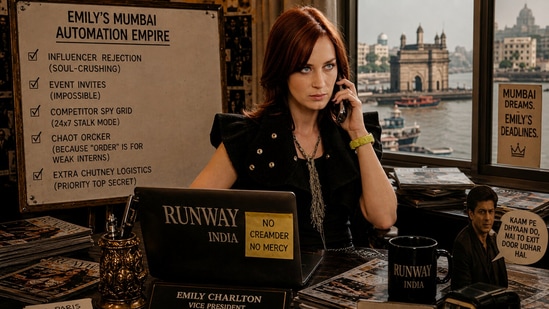 Emily is still jugding you from her desk overlooking the Gateway of India.