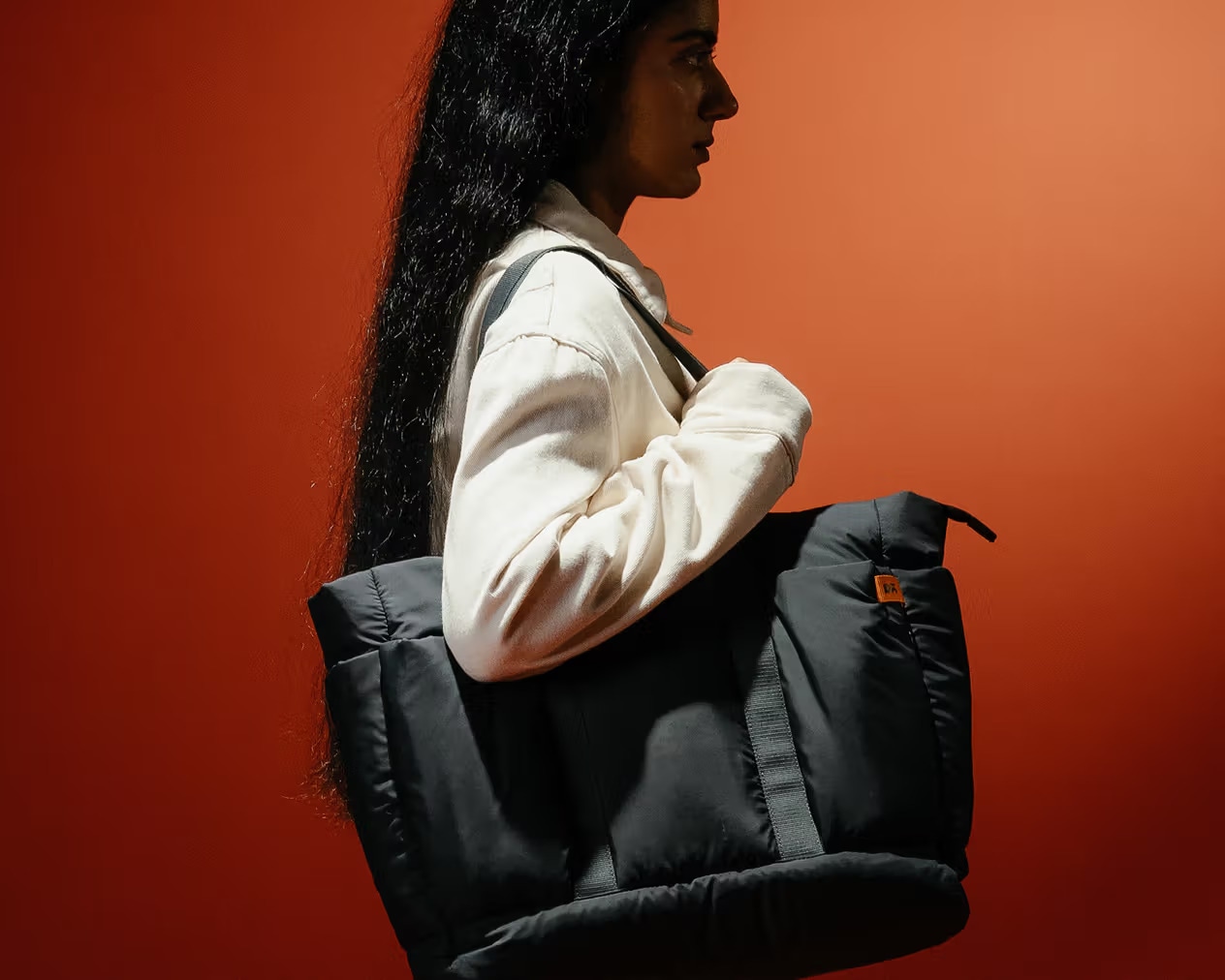 Daily Objects carbon black idyll tote bag (Daily Objects) Daily Objects carbon black idyll tote bag (Daily Objects)