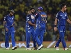 Mumbai Indians' Hardik Pandya looks dejected after the match against CSK. 