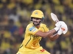 Chennai Super Kings' captain Ruturaj Gaikwad scored an unbeaten 67 against Mumbai Indians, in Chennai on Saturday (PTI)