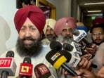 Congress leader Partap Singh Bajwa addresses the media in Chandigarh on Friday. (PTI) Congress leader Partap Singh Bajwa addresses the media in Chandigarh on Friday. (PTI)