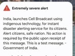 Internet reacted as a loud emergency alert test left several mobile phone users confused across India.
