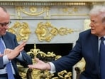 File photo of US President Donald Trump and German Chancellor Friedrich Merz.