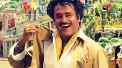 Rajinikanth in a still from the 1995 iconic hit Baashha. Rajinikanth in a still from the 1995 iconic hit Baashha.