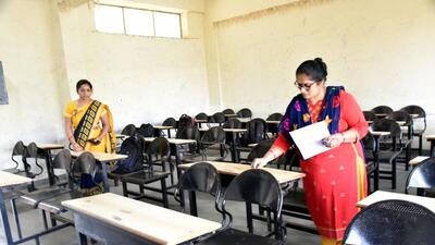 MSBSHSE is considering a gradual shift towards digital examinations for Classes 10 and 12 in the coming years, board chairman Trigun Kulkarni said on Saturday. ((PIC FOR REPRESENTATION)) MSBSHSE is considering a gradual shift towards digital examinations for Classes 10 and 12 in the coming years, board chairman Trigun Kulkarni said on Saturday. ((PIC FOR REPRESENTATION))
