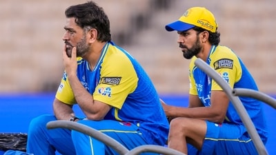 MS Dhoni hasn't featured in a single game this season due to injury. (PTI) MS Dhoni hasn't featured in a single game this season due to injury. (PTI)
