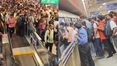 A Bengaluru woman shared how rain, cab cancellations and crowded metro rides made IT life difficult. (Instagram/kavya__.gowda._) A Bengaluru woman shared how rain, cab cancellations and crowded metro rides made IT life difficult. (Instagram/kavya__.gowda._)