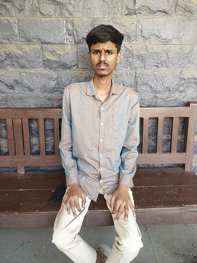 Krishna Landge, who is disabled, scored 55%. (HT) Krishna Landge, who is disabled, scored 55%. (HT)