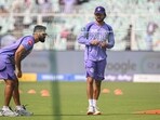 Kolkata Knight Riders' head coach Abhishek Nayar and player Manish Pandey. Kolkata Knight Riders' head coach Abhishek Nayar and player Manish Pandey.