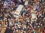 Hundreds of people had blocked the Mumbai-Bengaluru highway in Pune on Saturday.
