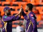 For KKR, Varun Chakaravarthy took three wickets. Meanwhile, Kartik Tyagi and Sunil Narine took two-wicket hauls.