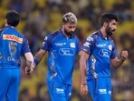 From left, Mumbai Indians' Raj Bawa, captain Hardik Pandya and Jasprit Bumrah after Chennai Super Kings won the IPL 2026 match, in Chennai From left, Mumbai Indians' Raj Bawa, captain Hardik Pandya and Jasprit Bumrah after Chennai Super Kings won the IPL 2026 match, in Chennai