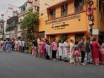The 92.47% voting in West Bengal and above 80% voting in the three other states and one Union Territory is testimony to the fact that voters have performed their duty exceptionally well. (AP)
