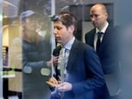 OpenAI CEO Sam Altman and the company’s president, Greg Brockman, arriving last week for court proceedings in Oakland, Calif.