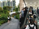 An Indian woman compared India and Singapore after moving there and said the city functioned remarkably well.