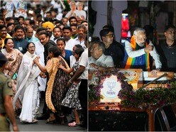 সোমবার বিধানসভা নির্বাচনের ভোটগণনার শেষে কার মুখে হাসি থাকবে - মমতা বন্দ্যোপাধ্যায় এবং নরেন্দ্র মোদী? (ফাইল ছবি, সৌজন্যে পিটিআই)