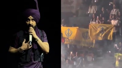 Khalistani Supporters: ఆ జెండాలు చూపించే వాళ్లందరూ వెళ్లిపోండి: కాన్సర్ట్లో పంజాబీ సింగర్ సాహసం.. వీడియో వైరల్ (X) Khalistani Supporters: ఆ జెండాలు చూపించే వాళ్లందరూ వెళ్లిపోండి: కాన్సర్ట్లో పంజాబీ సింగర్ సాహసం.. వీడియో వైరల్ (X)