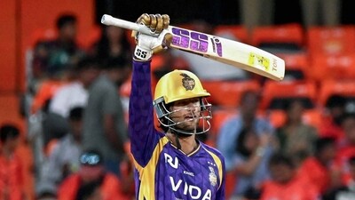 Angkrish Raghuvanshi smacked 59 off 47 balls. (ANI Picture Service)