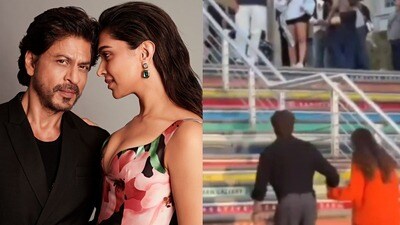 కడుపుతో ఉన్న దీపికా చేయి పట్టుకుని మెట్లు ఎక్కించిన షారుఖ్ ఖాన్.. ఓల్డ్ వైన్లాగా అంటూ! కడుపుతో ఉన్న దీపికా చేయి పట్టుకుని మెట్లు ఎక్కించిన షారుఖ్ ఖాన్.. ఓల్డ్ వైన్లాగా అంటూ!