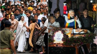 সোমবার বিধানসভা নির্বাচনের ভোটগণনার শেষে কার মুখে হাসি থাকবে - মমতা বন্দ্যোপাধ্যায় এবং নরেন্দ্র মোদী? (ফাইল ছবি, সৌজন্যে পিটিআই) সোমবার বিধানসভা নির্বাচনের ভোটগণনার শেষে কার মুখে হাসি থাকবে - মমতা বন্দ্যোপাধ্যায় এবং নরেন্দ্র মোদী? (ফাইল ছবি, সৌজন্যে পিটিআই)