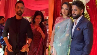 ఒకే పెళ్లిలో సమంత నాగ చైతన్య- వేర్వేరు జంటలుగా సందడి-ఒకరినొకరు పలకరించుకున్నారా? నాగ్ అమల కూడా! ఒకే పెళ్లిలో సమంత నాగ చైతన్య- వేర్వేరు జంటలుగా సందడి-ఒకరినొకరు పలకరించుకున్నారా? నాగ్ అమల కూడా!