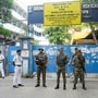 নিশ্ছিদ্র পাহারায় ভোট গণনার প্রস্তুতি(PTI)