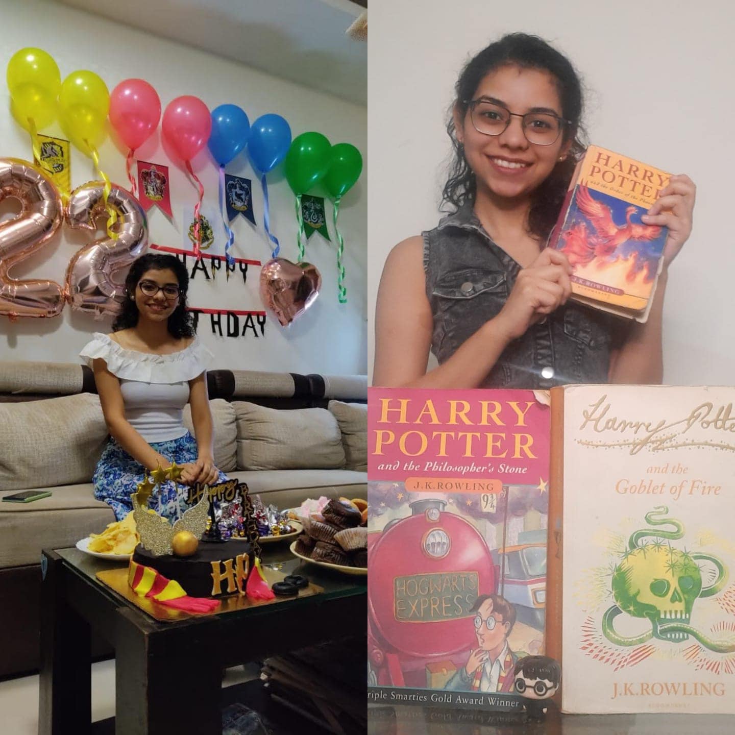 Anagha Yelve, birthday theme party and merch