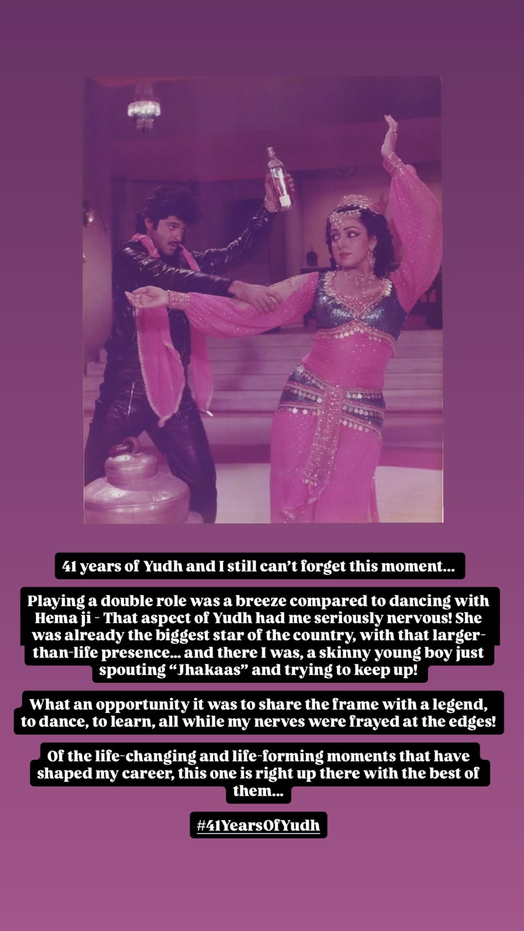 Anil Kapoor's Instagram story posted on May 3. (Instagram) Anil Kapoor's Instagram story posted on May 3. (Instagram)