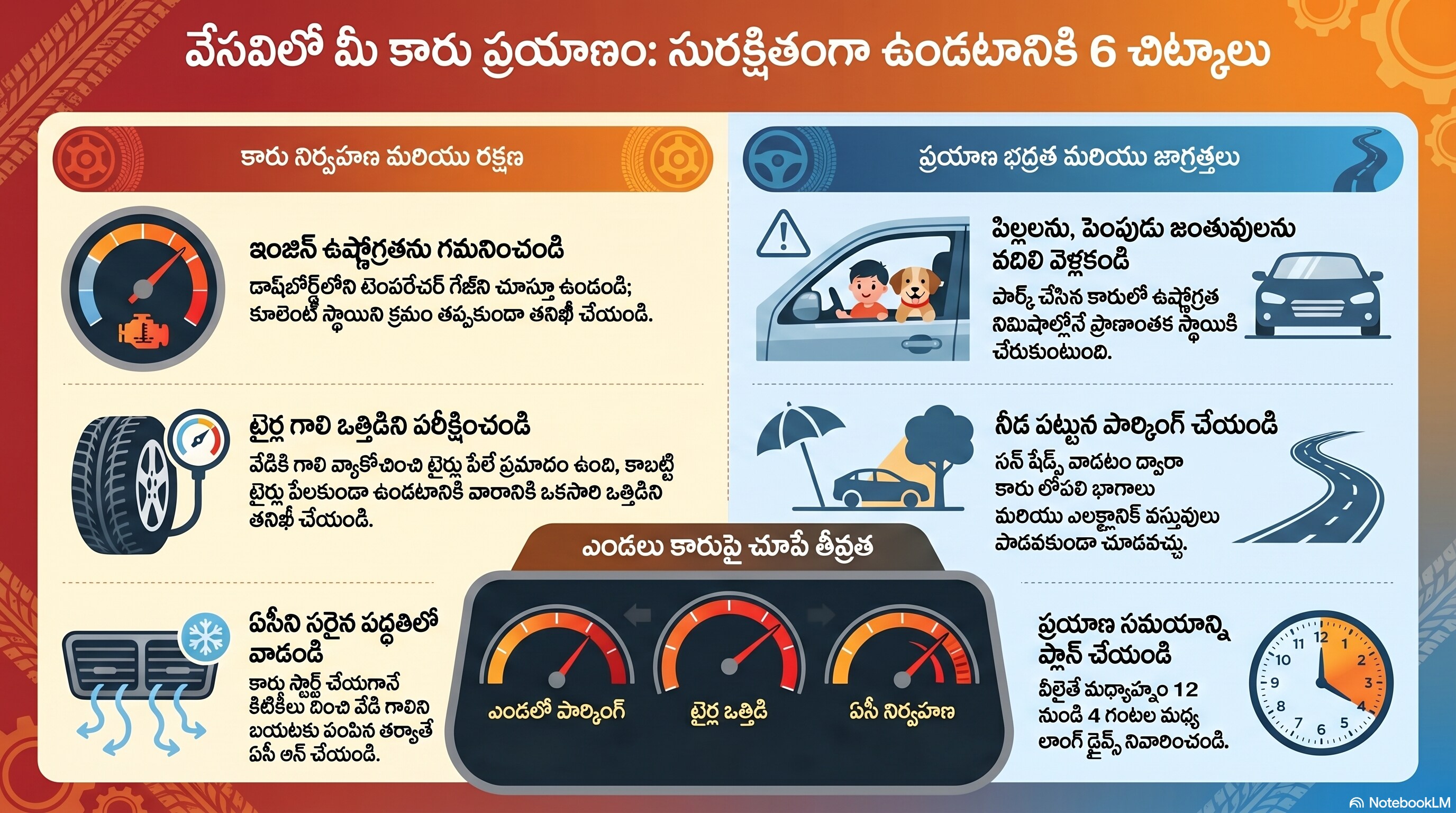 హీట్వేవ్ డ్రైవింగ్ టిప్స్ ఇవిగో.. హీట్వేవ్ డ్రైవింగ్ టిప్స్ ఇవిగో..