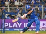 Rohit Sharma scored 84 runs off 44 balls and played a crucial role in MI's chase.