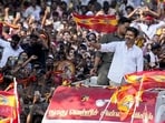 No one saw TVK coming in at pole position, but internal surveys indicated that Vijay would get a sizable chunk of the votes. (PTI) No one saw TVK coming in at pole position, but internal surveys indicated that Vijay would get a sizable chunk of the votes. (PTI)